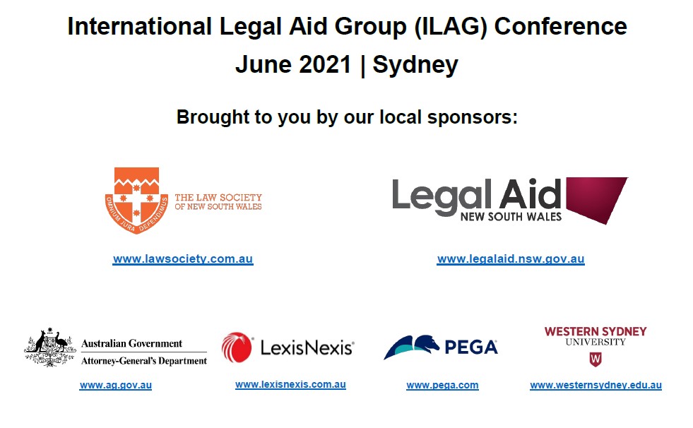 International Legal Aid Group (ILAG) Conference June 2021 Sponsors